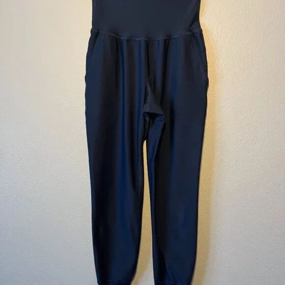 Old Navy High-Waisted PowerSoft Jogger Pants Navy Blue Large Tall NWT - Picture 2 of 3